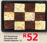 PnP Bakehouse Chocolate And Vanilla Squares-12s