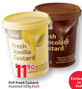PnP Fresh Custard Assorted-500g Each