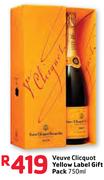 Veuve Clicquot Yellow Label Gift Pack-750ml