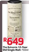 The Balvenie 12 Year Old Single Malt-750ml