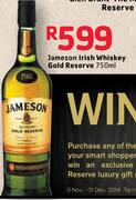 Jameson Irish Whiskey Gold Reserve-750ml