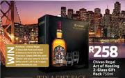 Chivas Regal Art Of Hosting 2 Glass Gift Pack-750ml