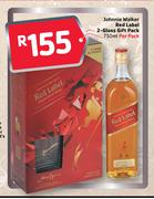 Johnnie Walker Red Label 2-Glass Gift Pack-750ml Per Pack