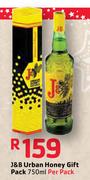 J&B Urban Honey Gift Pack-750ml Per Pack