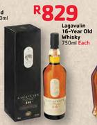 Lagavulin 16-Year Old Whisky-750ml Each
