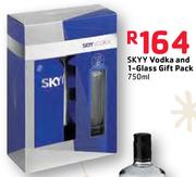 Skyy Vodka and 1-Glass Gift Pack-750ml