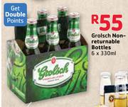 Grolsch Non-returnable Bottles-6 x 330ml