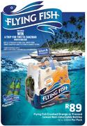 Flying Fish Crushed or Pressed Lemon Non-returnable Bottles-12 x 330ml Per Pack