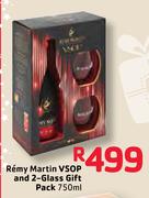 Remy Martin Vsop And 2-Glass Gift Pack-750ml