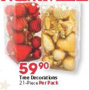 Tree Decorations-21-Piece Per Pack