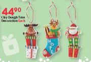 Clay Dough Tree Decoration Each