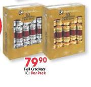 Foil Crackers-10's Per Pack
