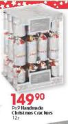 PnP Handmade Christmas Crackers-12's