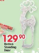 Rattan Standing Deer