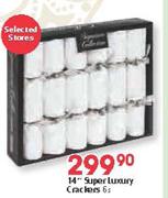 14" Super Luxury Crackers-6's 