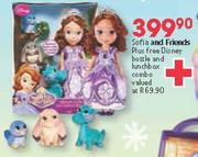 Sofia And Friends + Free Disney Bottle And Lunchbox Combo