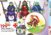 Turtles Throw'n Battle Each