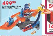 Hotwheels Colour Change Flames Fighter Playset