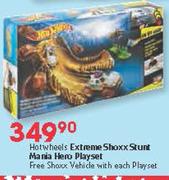 Hotwheels Extreme Shoxx Stunt Mania Hero Playset