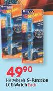 Hotwheels 5-Function LCD Watch Each