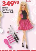 Barbie Hair Curling Feature Doll