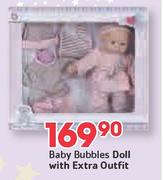 Baby Bubbles Doll With Extra Outfit
