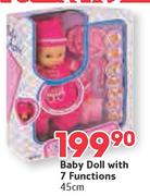Baby Doll With 7 Functions-45cm