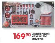 Cooking Playset with Chef Hat And Apron