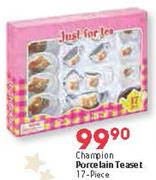Champion Porcelain Teaset-17 Piece