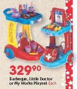 Barbeque, Little Doctor Or My Works Playset Each