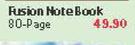 Kenzel Fusion Note Book 80 Page