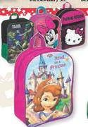 Assorted Character Kiddies Backpacks-42cm Each