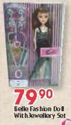 Belle Fashion Doll With Jewellery Set