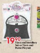 Tiara And Jewellery Set Or Tiara And Purse Playset