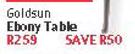 Goldsun Ebony Table