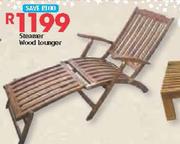 Steamer Wood Lounger