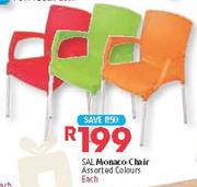 SAL Monaco Chair Assorted Colours-Each