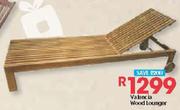 Velencia Wood Lounger