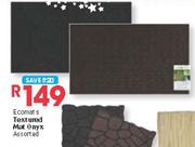 Ecomat's Textured Mat Onyx Assorted