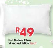 PnP Hollow Fibre Standard Pillow Each