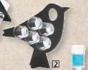 Bird Shaped Shot Glass Set