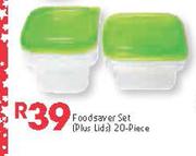 Foodsaver Set-20-Piece + Lids