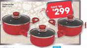 Cookware Red Set-6-Piece