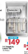 PnP Simplicity Cutlery Set-16-Piece