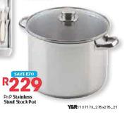 PnP Stainless Steel Stock Pot