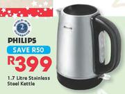Philips 1.7Ltr Stainless Steel Kettle
