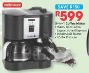 Mellerware 3-In-1 Coffee Maker