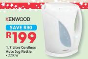 Kenwood 1.7Ltr 2200W Cordless Auto Jug Kettle
