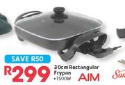 Aim 30cm 1500W Rectangular Frypan