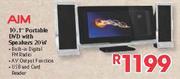 AIM 10.1" Portable DVD With Speakers 20W